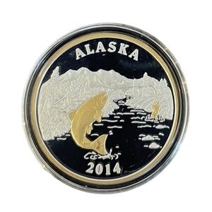 Alaska Mint 2018 Limited Edition Fishing Sportsmen Medallion.